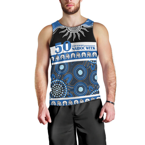 Bulldogs NAIDOC Week Personalised Men Tank Top Aboriginal Torres Strait Islanders Vibe
