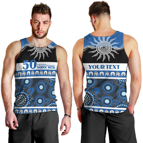 Bulldogs NAIDOC Week Personalised Men Tank Top Aboriginal Torres Strait Islanders Vibe