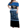 Bulldogs NAIDOC Week Personalised Off Shoulder Maxi Dress Aboriginal Torres Strait Islanders Vibe