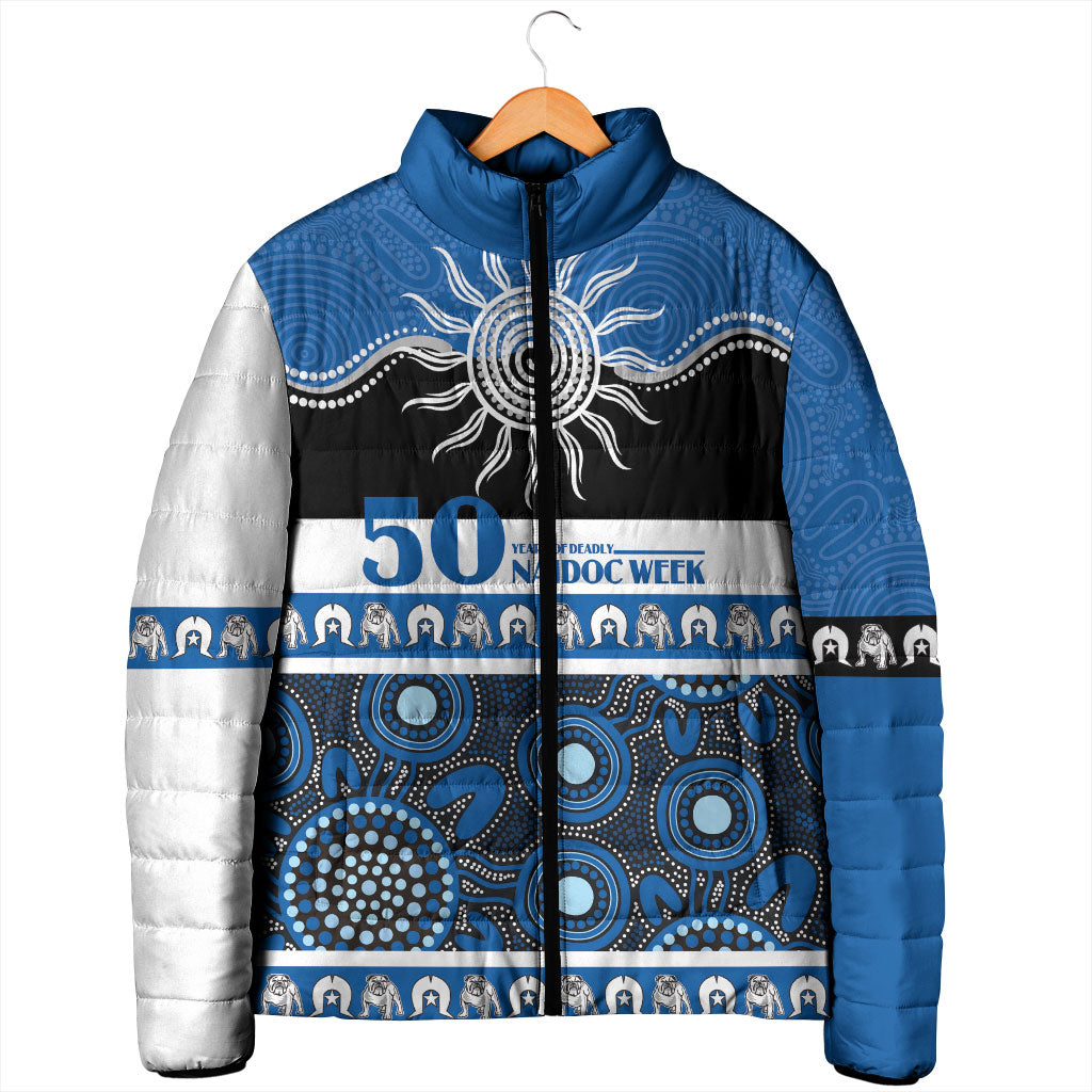 Bulldogs NAIDOC Week Personalised Padded Jacket Aboriginal Torres Strait Islanders Vibe