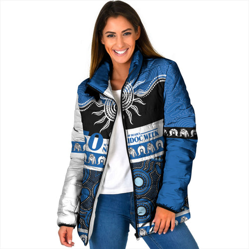 Bulldogs NAIDOC Week Personalised Padded Jacket Aboriginal Torres Strait Islanders Vibe