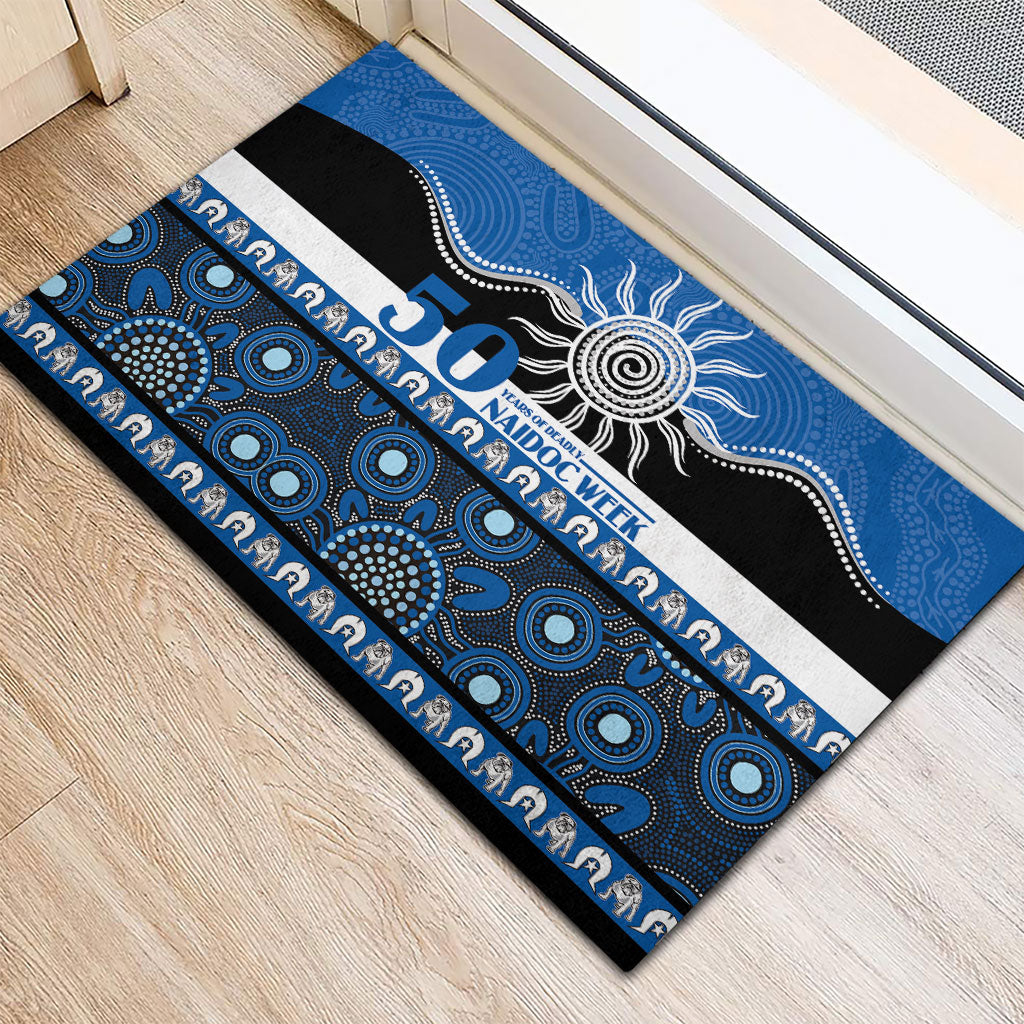 Bulldogs NAIDOC Week Rubber Doormat Aboriginal Torres Strait Islanders Vibe