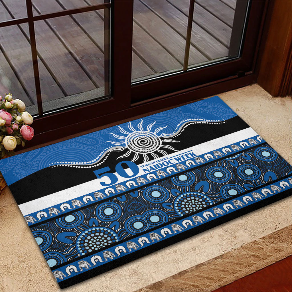 Bulldogs NAIDOC Week Rubber Doormat Aboriginal Torres Strait Islanders Vibe