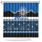 Bulldogs NAIDOC Week Shower Curtain Aboriginal Torres Strait Islanders Vibe
