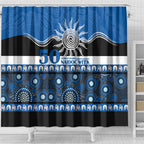 Bulldogs NAIDOC Week Shower Curtain Aboriginal Torres Strait Islanders Vibe