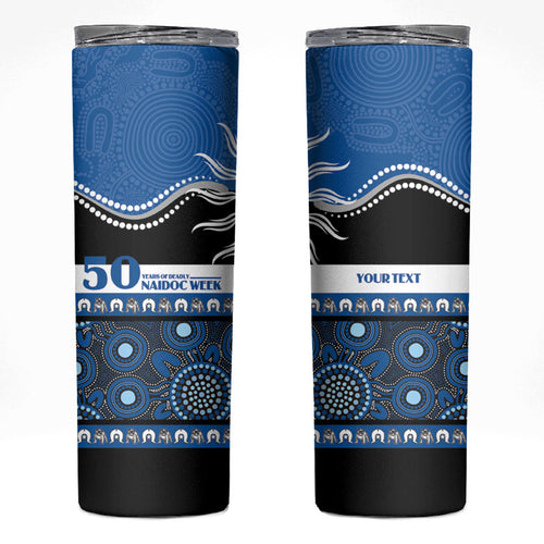 Bulldogs NAIDOC Week Personalised Skinny Tumbler Aboriginal Torres Strait Islanders Vibe