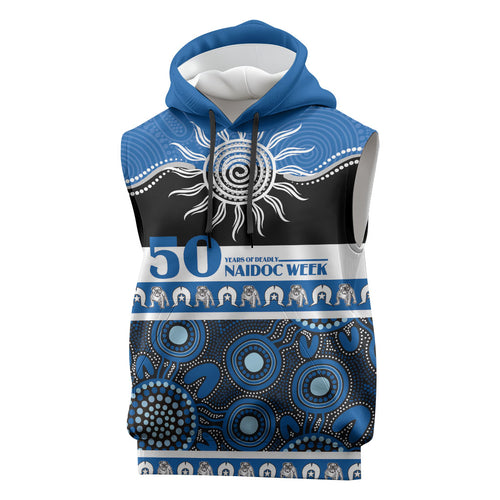 Bulldogs NAIDOC Week Personalised Sleeveless Hoodie Aboriginal Torres Strait Islanders Vibe