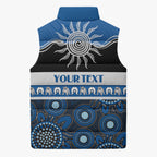 Bulldogs NAIDOC Week Personalised Sleeveless Puffer Jacket Aboriginal Torres Strait Islanders Vibe