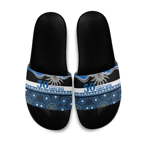 Bulldogs NAIDOC Week Slide Sandals Aboriginal Torres Strait Islanders Vibe