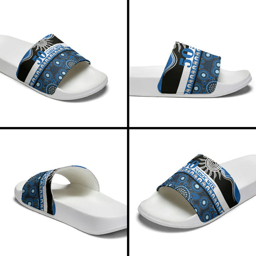 Bulldogs NAIDOC Week Slide Sandals Aboriginal Torres Strait Islanders Vibe