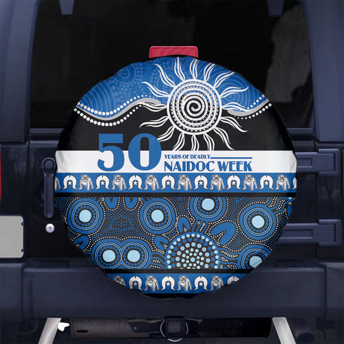 Bulldogs NAIDOC Week Spare Tire Cover Aboriginal Torres Strait Islanders Vibe