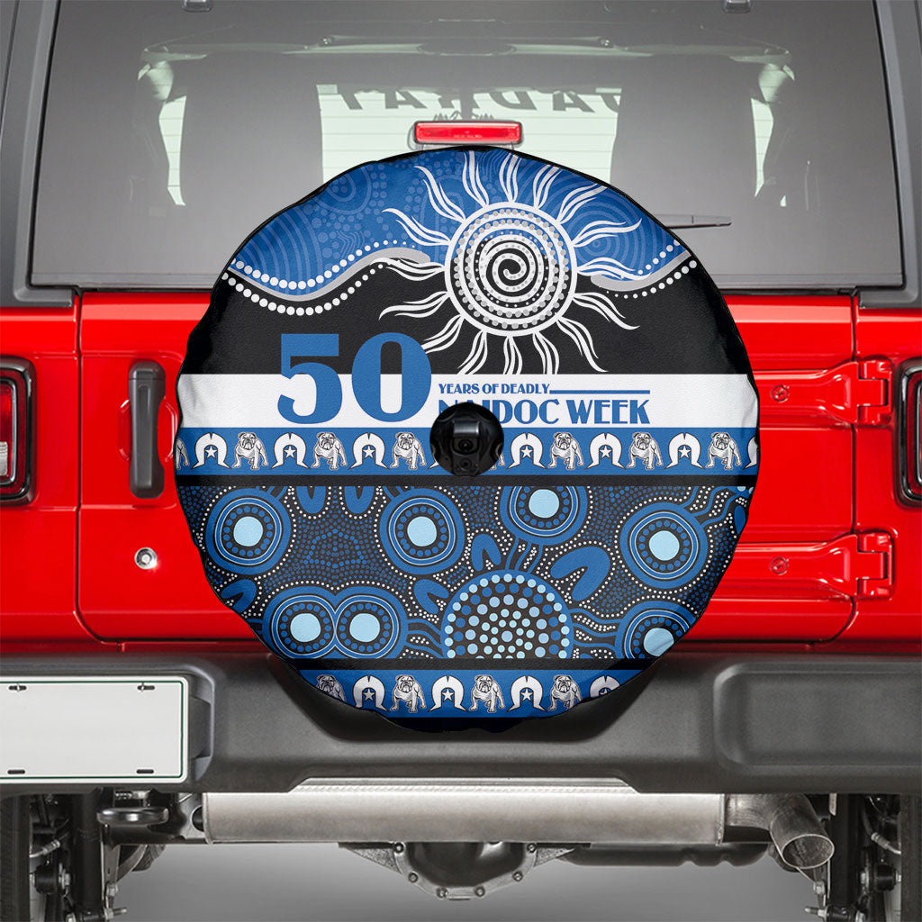 Bulldogs NAIDOC Week Spare Tire Cover Aboriginal Torres Strait Islanders Vibe
