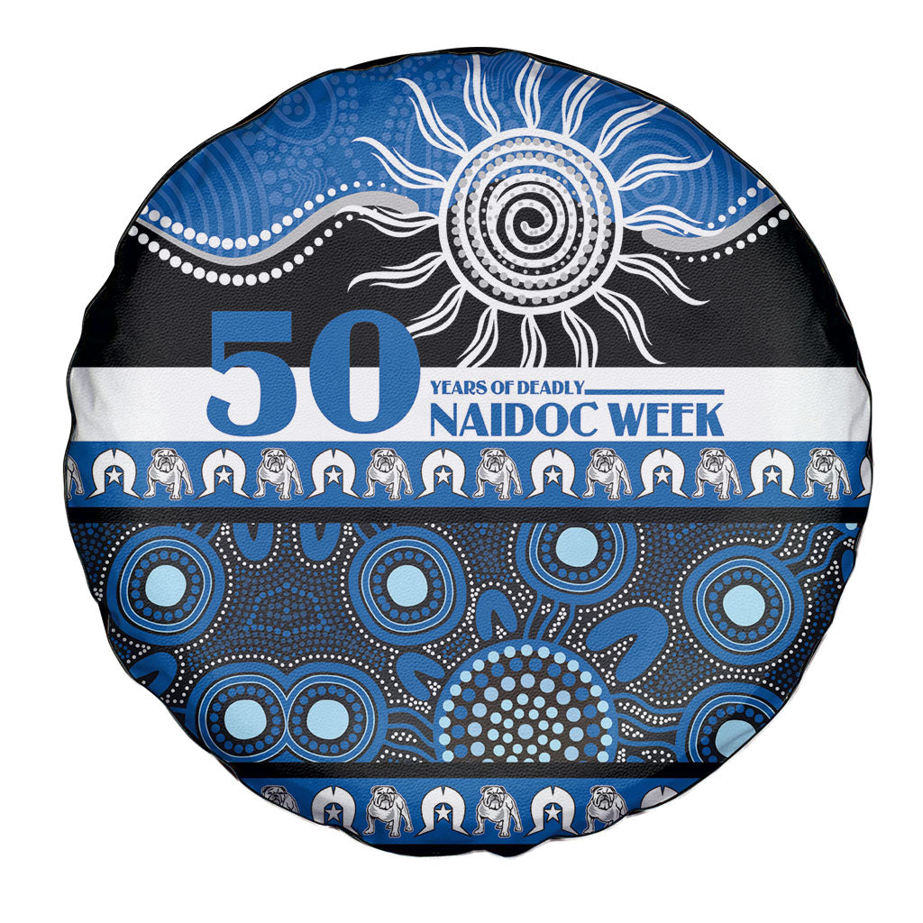 Bulldogs NAIDOC Week Spare Tire Cover Aboriginal Torres Strait Islanders Vibe