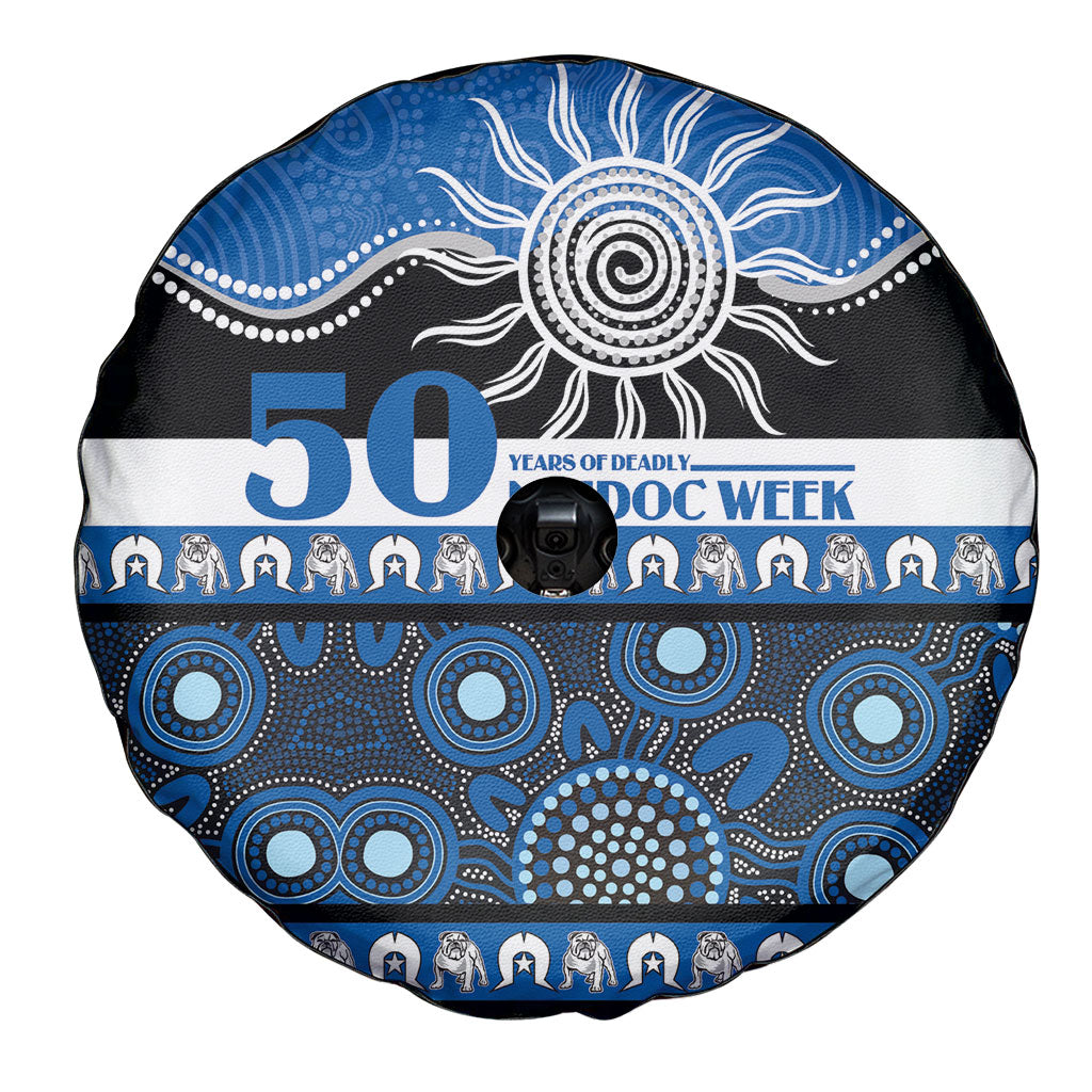 Bulldogs NAIDOC Week Spare Tire Cover Aboriginal Torres Strait Islanders Vibe