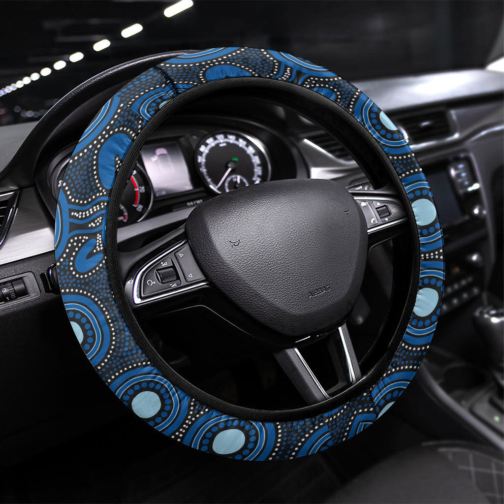 Bulldogs NAIDOC Week Steering Wheel Cover Aboriginal Torres Strait Islanders Vibe