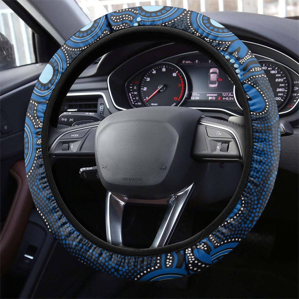 Bulldogs NAIDOC Week Steering Wheel Cover Aboriginal Torres Strait Islanders Vibe