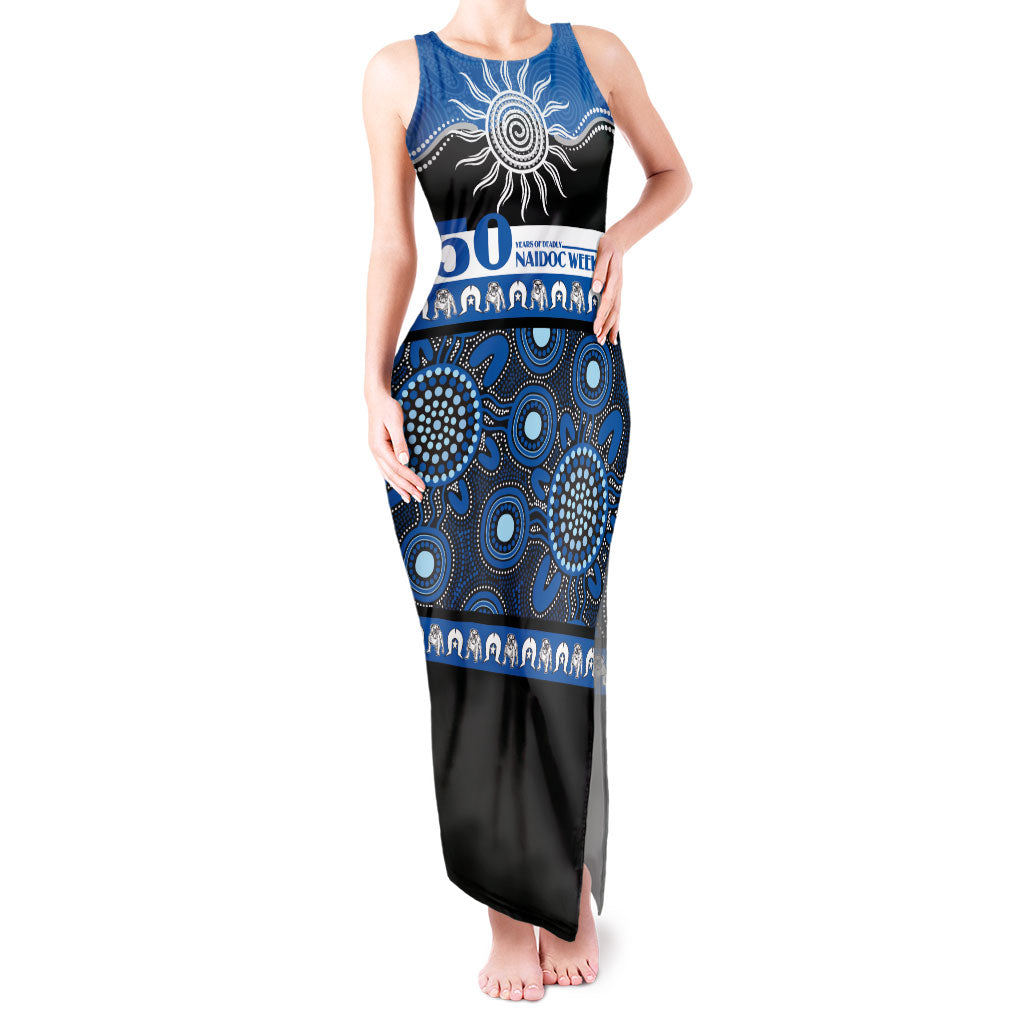 Bulldogs NAIDOC Week Personalised Tank Maxi Dress Aboriginal Torres Strait Islanders Vibe