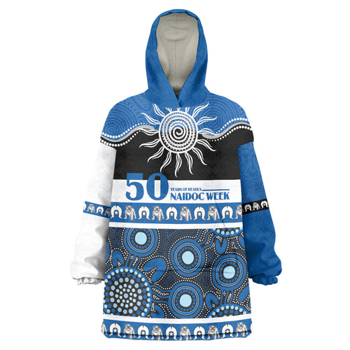 Bulldogs NAIDOC Week Personalised Wearable Blanket Hoodie Aboriginal Torres Strait Islanders Vibe