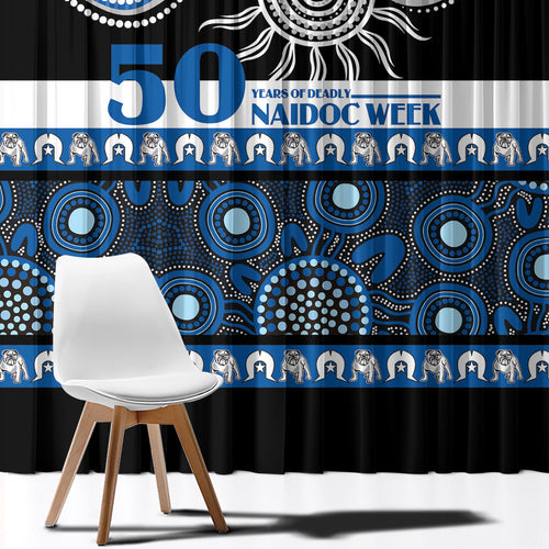 Bulldogs NAIDOC Week Window Curtain Aboriginal Torres Strait Islanders Vibe
