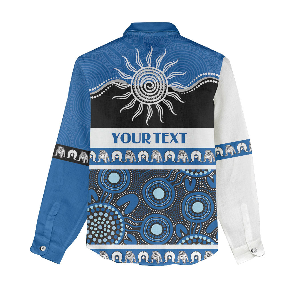 Bulldogs NAIDOC Week Personalised Women Casual Shirt Aboriginal Torres Strait Islanders Vibe