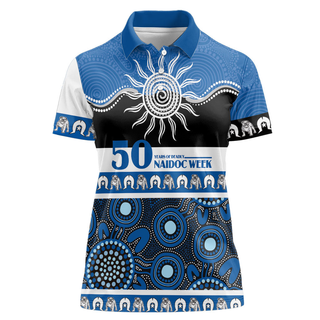 Bulldogs NAIDOC Week Personalised Women Polo Shirt Aboriginal Torres Strait Islanders Vibe