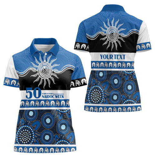 Bulldogs NAIDOC Week Personalised Women Polo Shirt Aboriginal Torres Strait Islanders Vibe