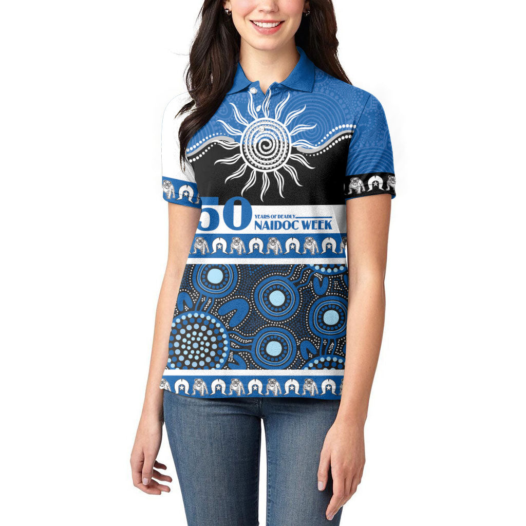Bulldogs NAIDOC Week Personalised Women Polo Shirt Aboriginal Torres Strait Islanders Vibe