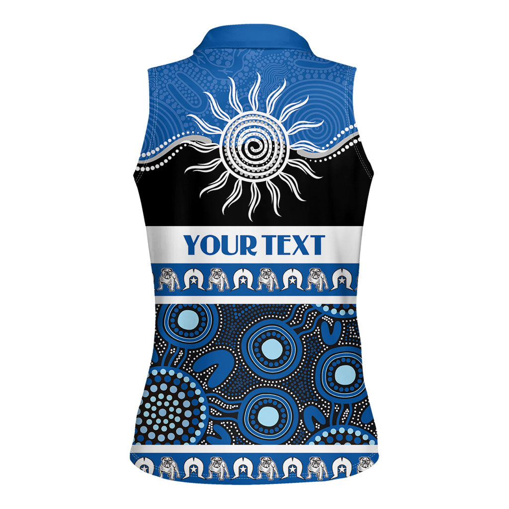 Bulldogs NAIDOC Week Personalised Women Sleeveless Polo Shirt Aboriginal Torres Strait Islanders Vibe