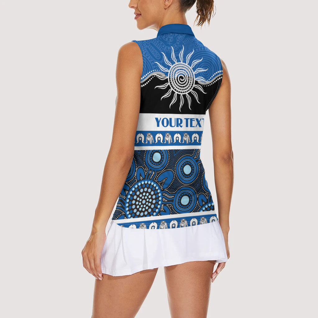 Bulldogs NAIDOC Week Personalised Women Sleeveless Polo Shirt Aboriginal Torres Strait Islanders Vibe