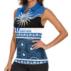 Bulldogs NAIDOC Week Personalised Women Sleeveless Polo Shirt Aboriginal Torres Strait Islanders Vibe