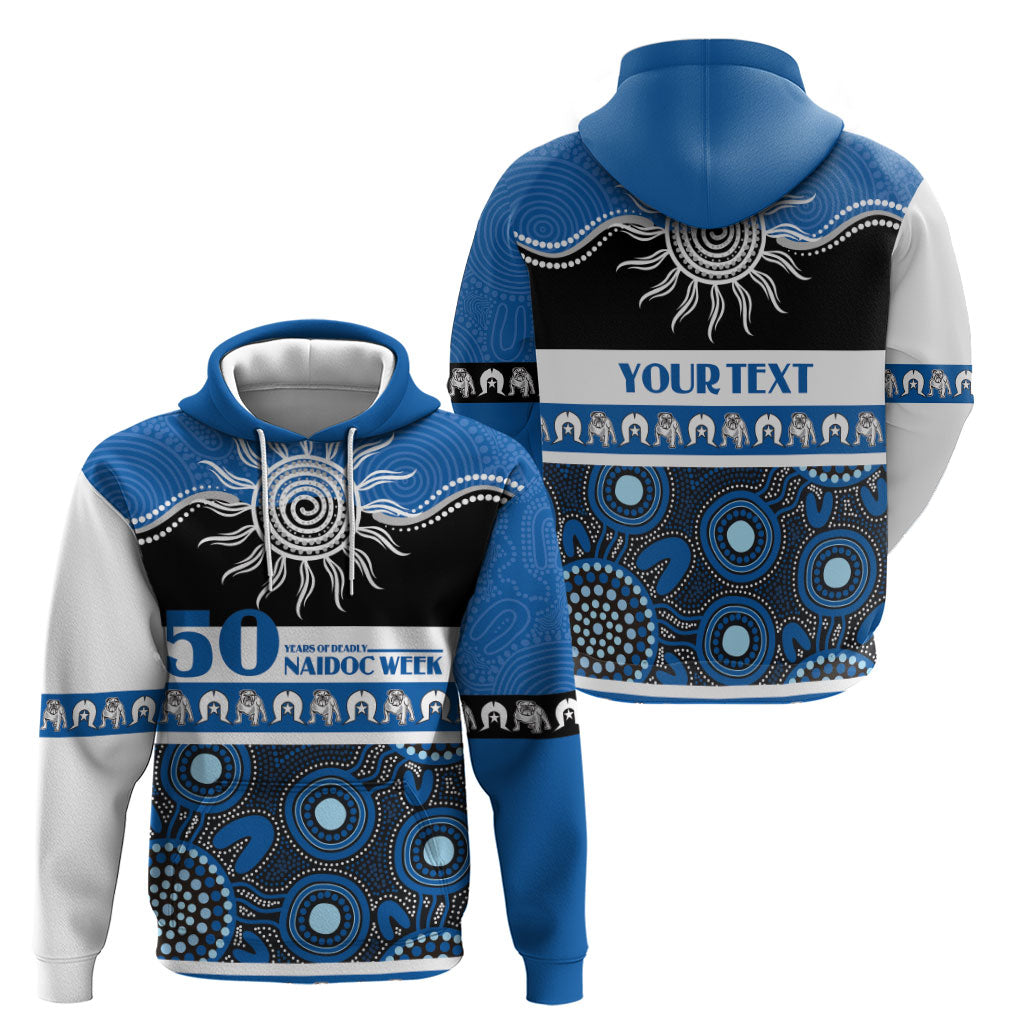 Bulldogs NAIDOC Week Personalised Zip Hoodie Aboriginal Torres Strait Islanders Vibe