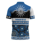 Bulldogs NAIDOC Week Personalised Zipper Polo Shirt Aboriginal Torres Strait Islanders Vibe