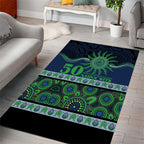 Raiders NAIDOC Week Area Rug Aboriginal Torres Strait Islanders Vibe