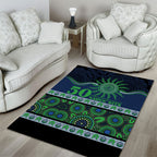 Raiders NAIDOC Week Area Rug Aboriginal Torres Strait Islanders Vibe