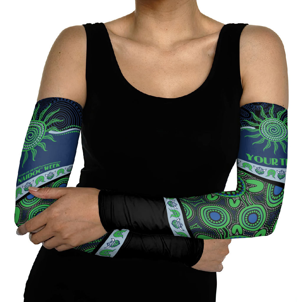 Raiders NAIDOC Week Personalised Arm Sleeves Aboriginal Torres Strait Islanders Vibe