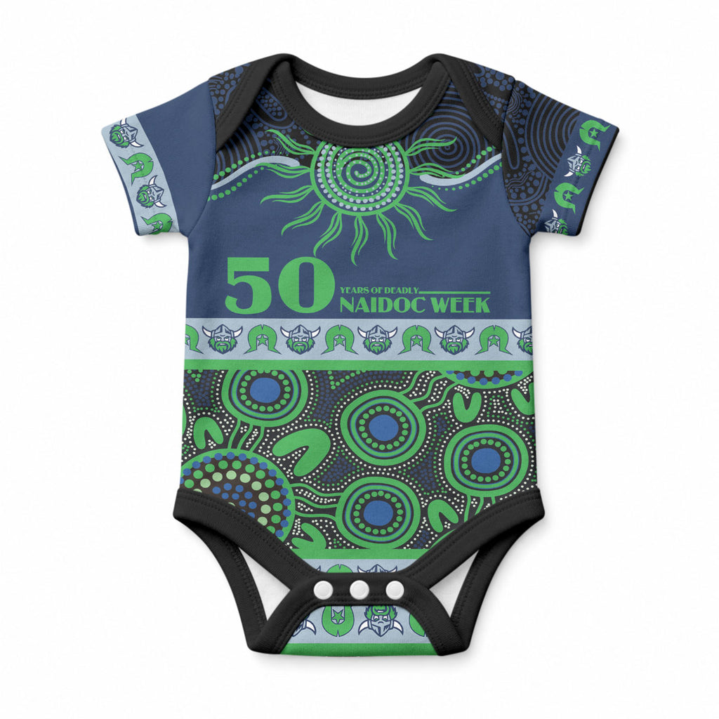 Raiders NAIDOC Week Personalised Baby Onesie Aboriginal Torres Strait Islanders Vibe