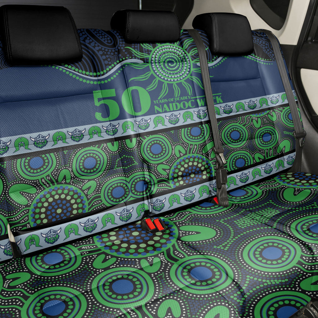 Raiders NAIDOC Week Back Car Seat Cover Aboriginal Torres Strait Islanders Vibe