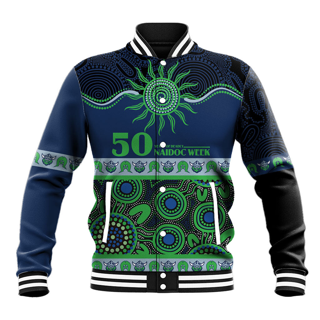 Raiders NAIDOC Week Personalised Baseball Jacket Aboriginal Torres Strait Islanders Vibe