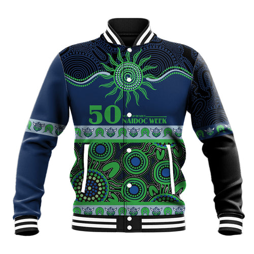 Raiders NAIDOC Week Personalised Baseball Jacket Aboriginal Torres Strait Islanders Vibe