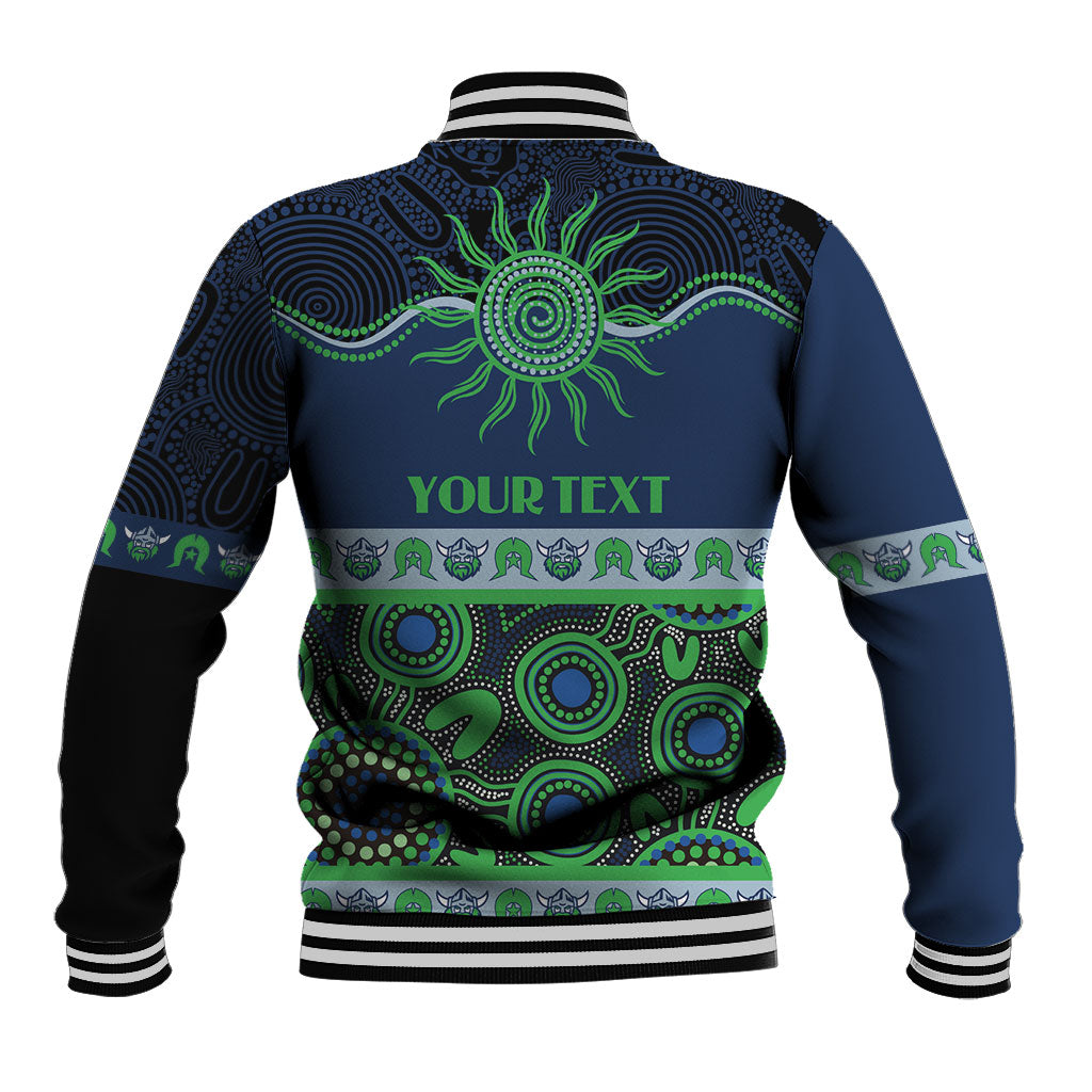 Raiders NAIDOC Week Personalised Baseball Jacket Aboriginal Torres Strait Islanders Vibe
