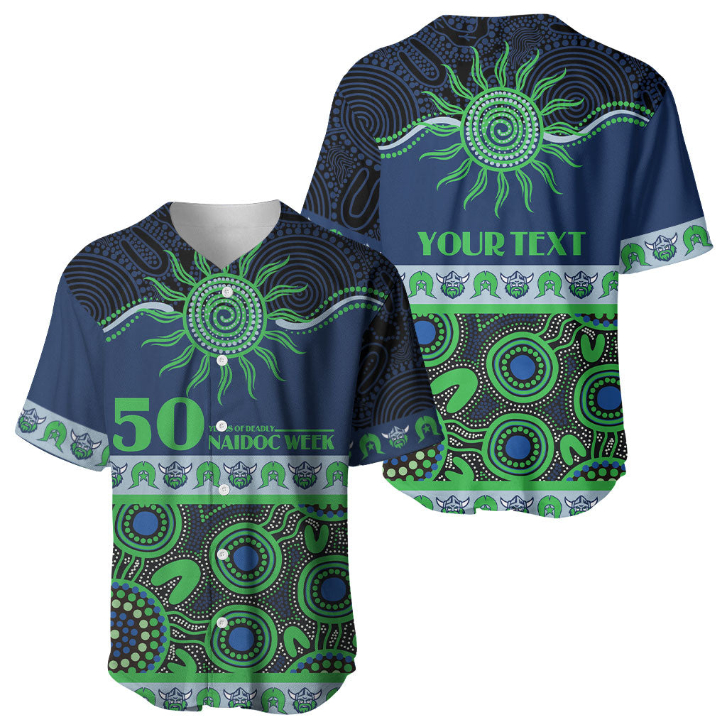 Raiders NAIDOC Week Personalised Baseball Jersey Aboriginal Torres Strait Islanders Vibe