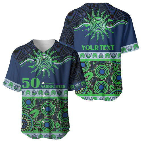 Raiders NAIDOC Week Personalised Baseball Jersey Aboriginal Torres Strait Islanders Vibe