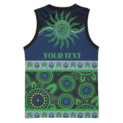 Raiders NAIDOC Week Personalised Basketball Jersey Aboriginal Torres Strait Islanders Vibe