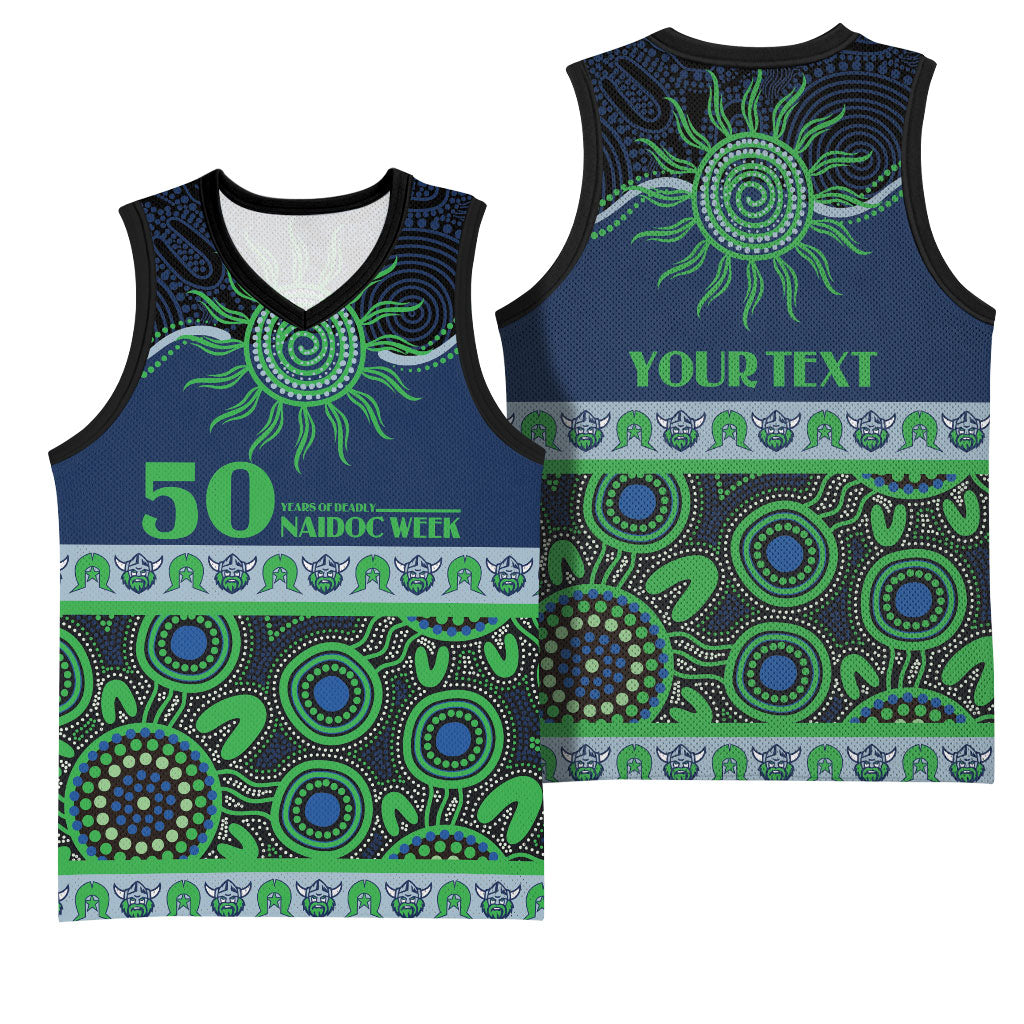 Raiders NAIDOC Week Personalised Basketball Jersey Aboriginal Torres Strait Islanders Vibe