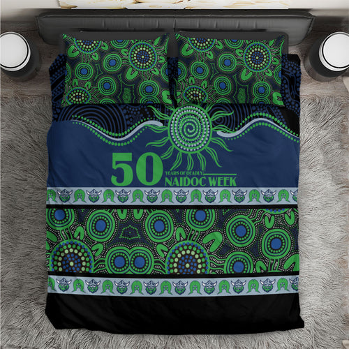 Raiders NAIDOC Week Bedding Set Aboriginal Torres Strait Islanders Vibe