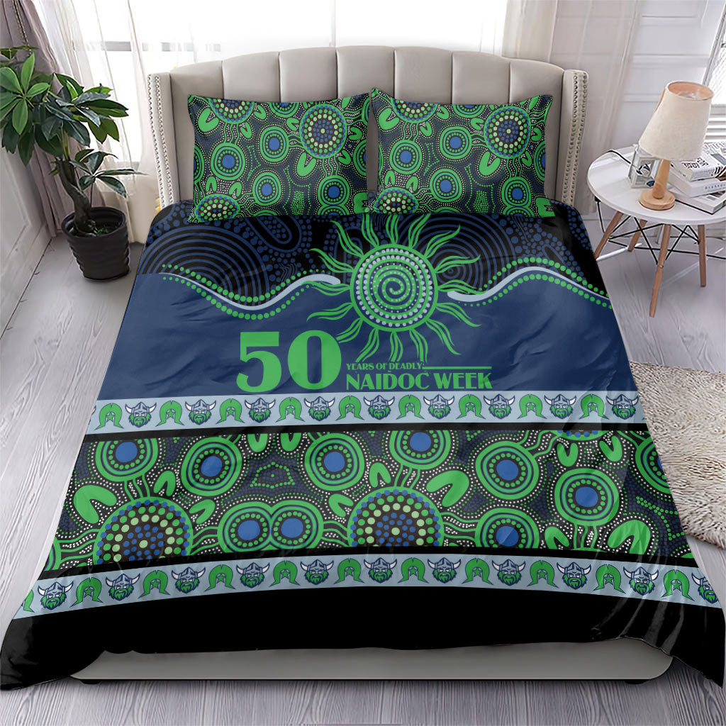 Raiders NAIDOC Week Bedding Set Aboriginal Torres Strait Islanders Vibe