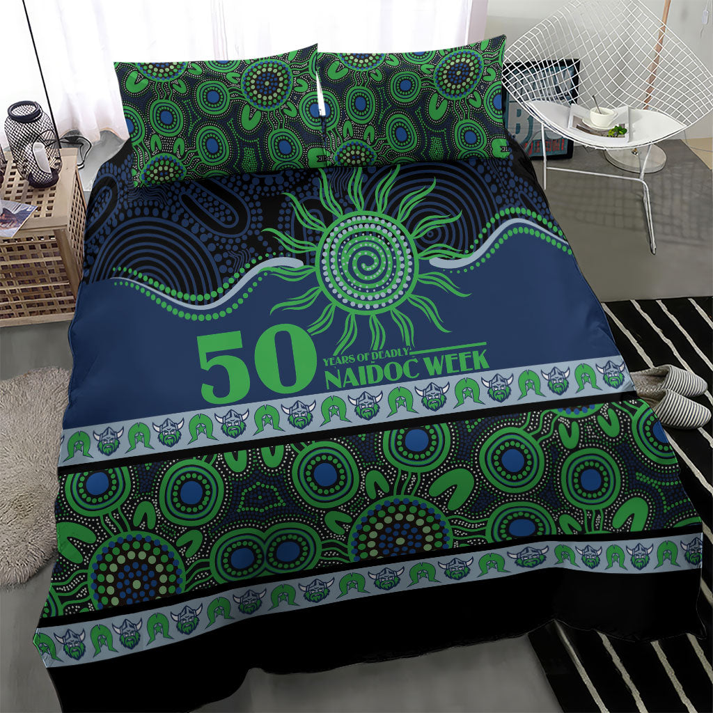 Raiders NAIDOC Week Bedding Set Aboriginal Torres Strait Islanders Vibe