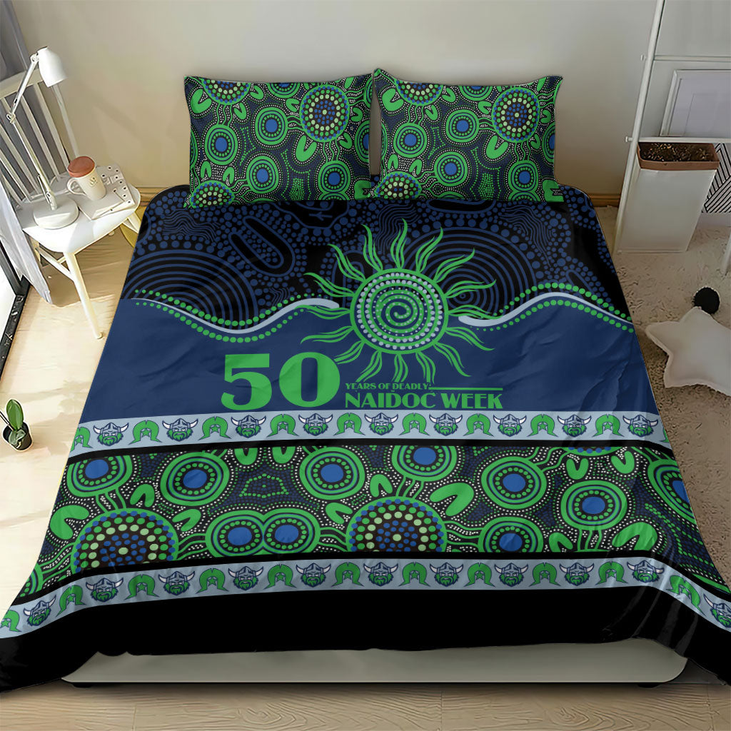 Raiders NAIDOC Week Bedding Set Aboriginal Torres Strait Islanders Vibe