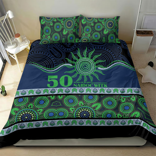 Raiders NAIDOC Week Bedding Set Aboriginal Torres Strait Islanders Vibe