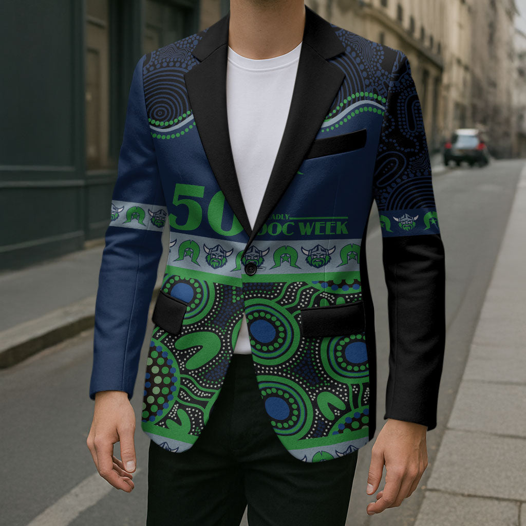 Raiders NAIDOC Week Personalised Blazer Aboriginal Torres Strait Islanders Vibe